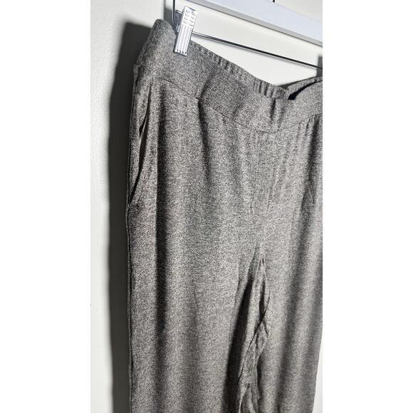 J.Jill Wearever Collection Cuffed Crop Joggers Elastic Waist Pants Brown Large - Picture 4 of 11